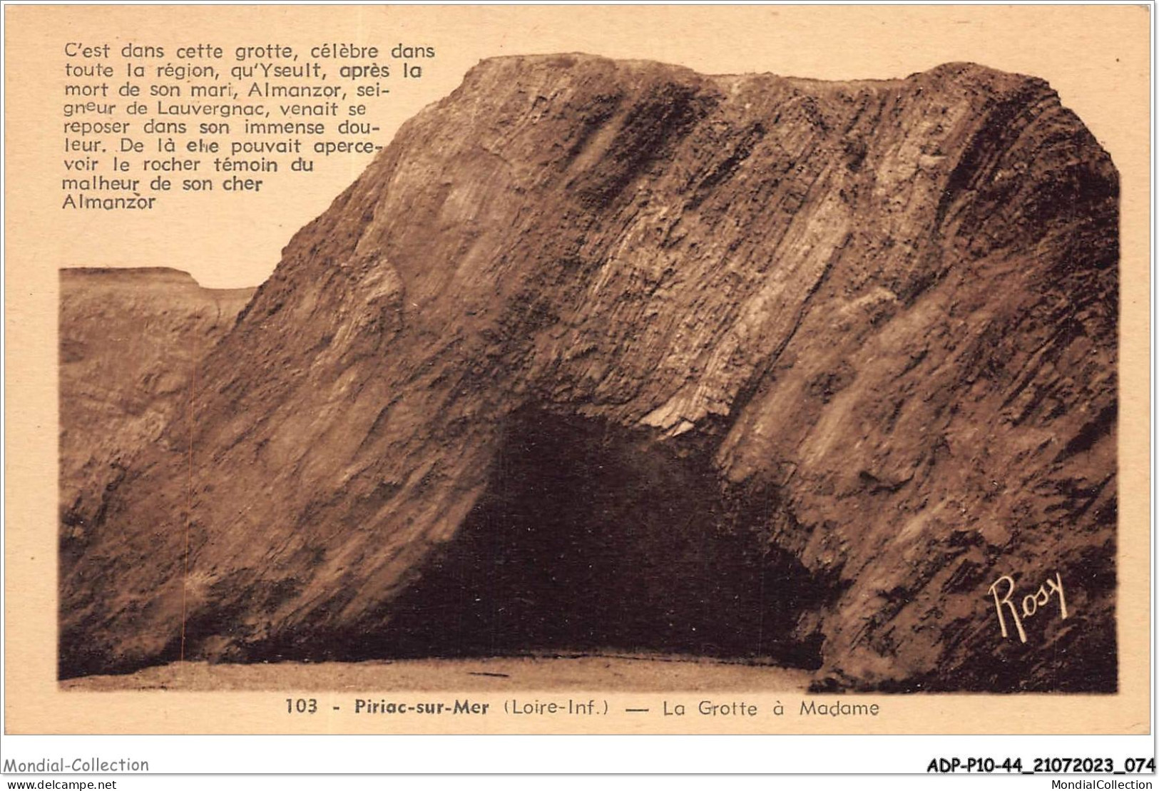 ADPP10-44-0917 - PIRIAC-SUR-MER - La Grotte à Madame - Piriac Sur Mer