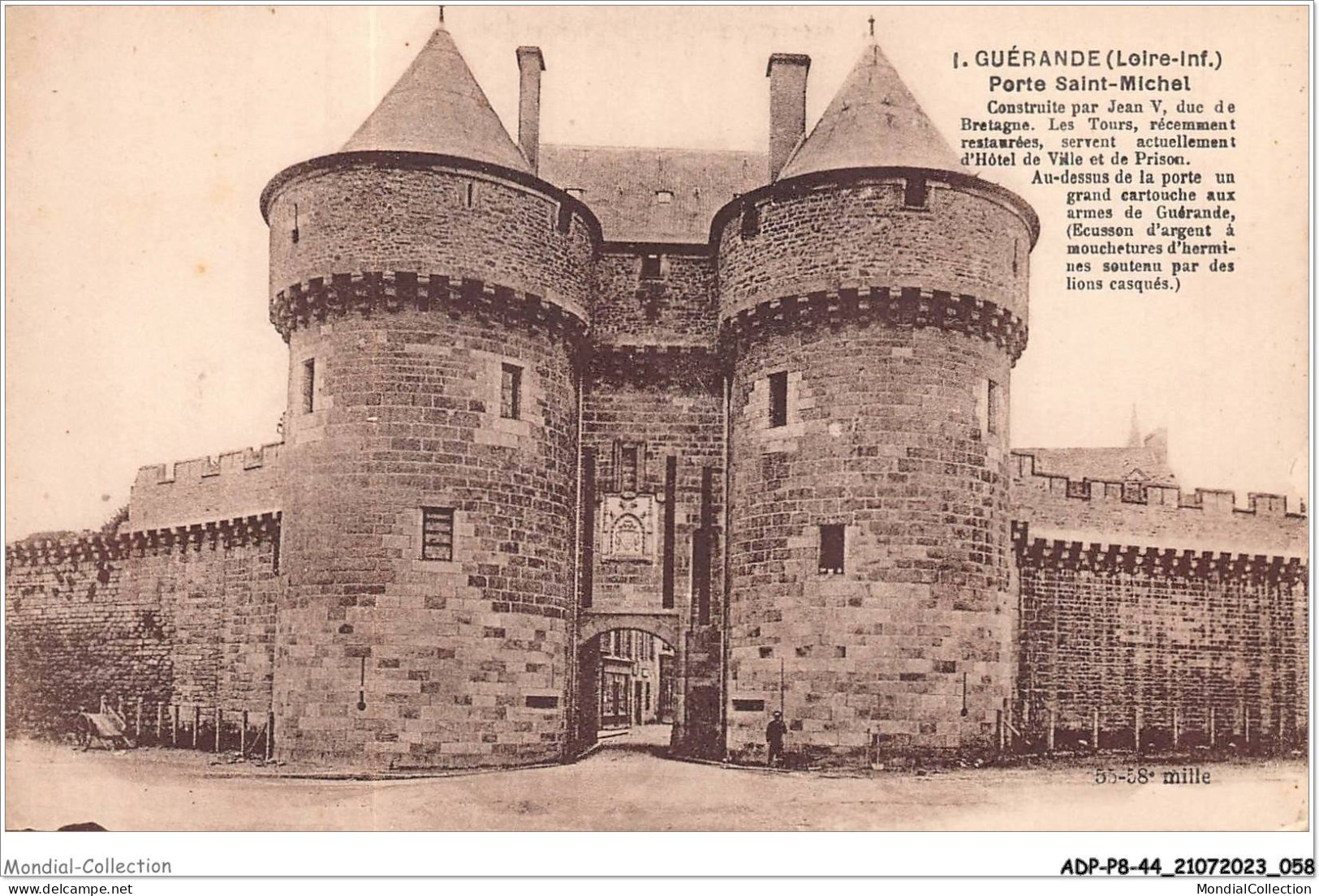 ADPP8-44-0700 - GUERANDE - Porte Saint-michel - Guérande