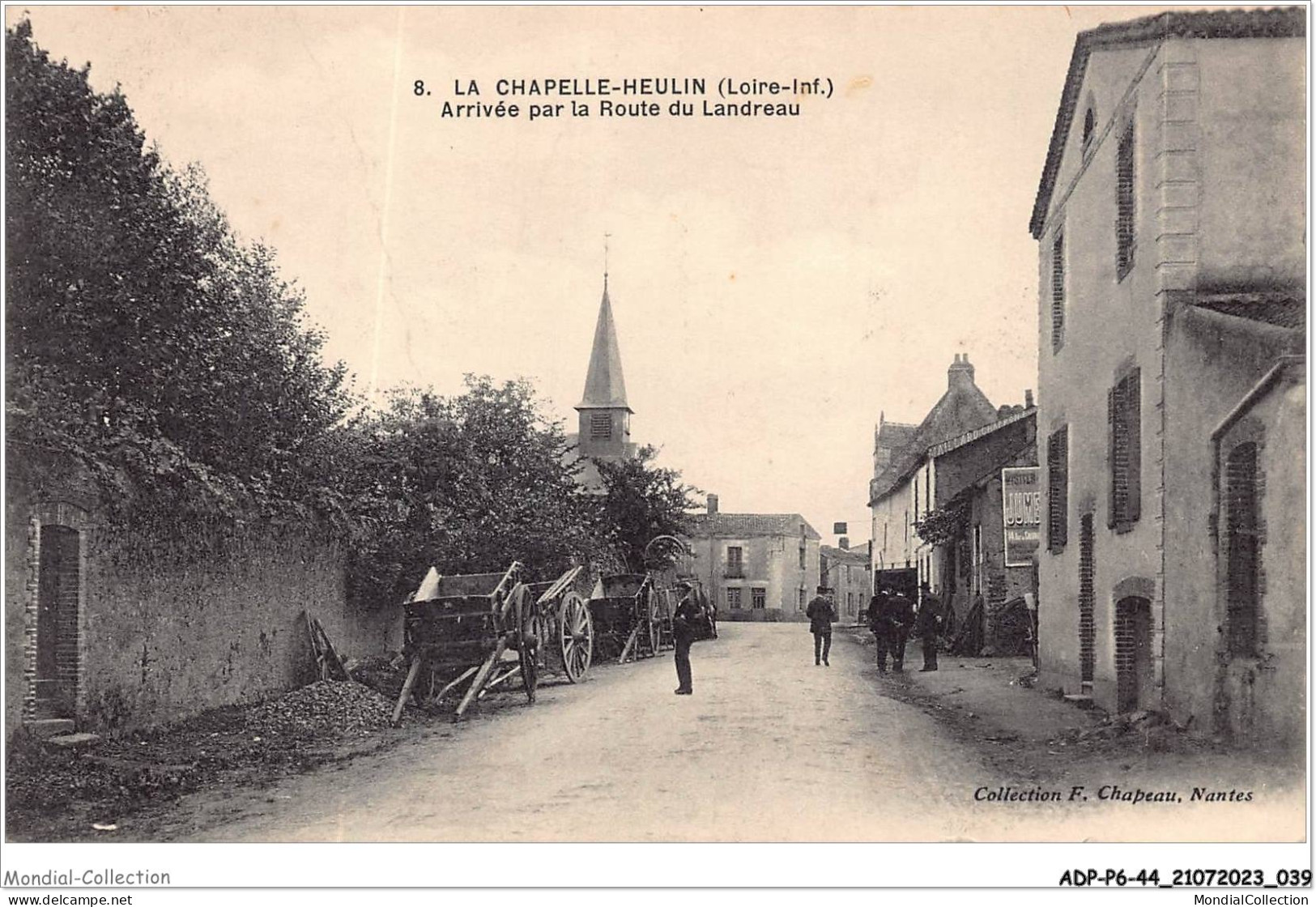 ADPP6-44-0490 - LA CHAPELLE-HEULIN - Arrivée Par La Route Du Landreau  - Sonstige & Ohne Zuordnung