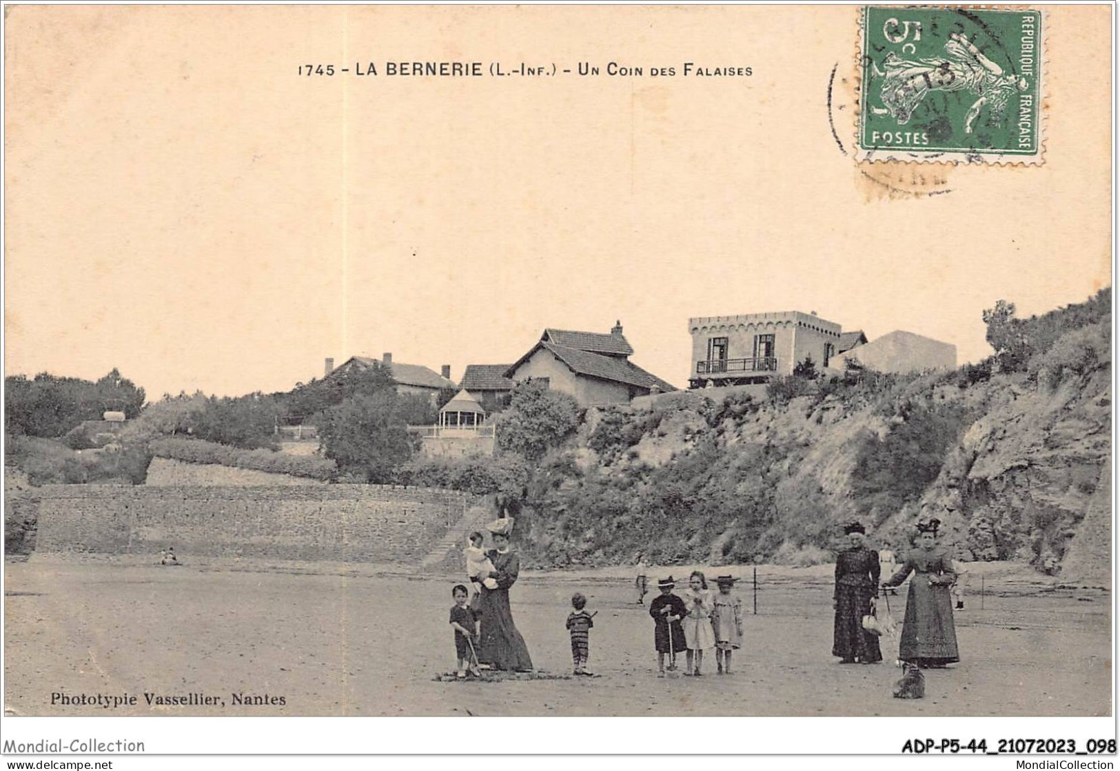 ADPP5-44-0426 - LA BERNERIE - Un Coin Des Falaises  - La Bernerie-en-Retz