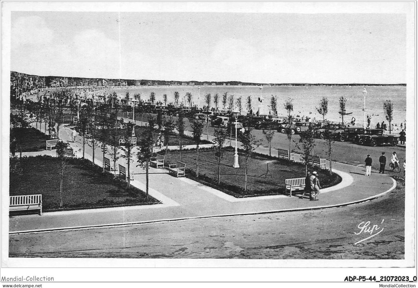 ADPP5-44-0377 - LA BAULE-sur-MER - Vue Générale De La Plage Et L'esplanade Du Casino - La Baule-Escoublac