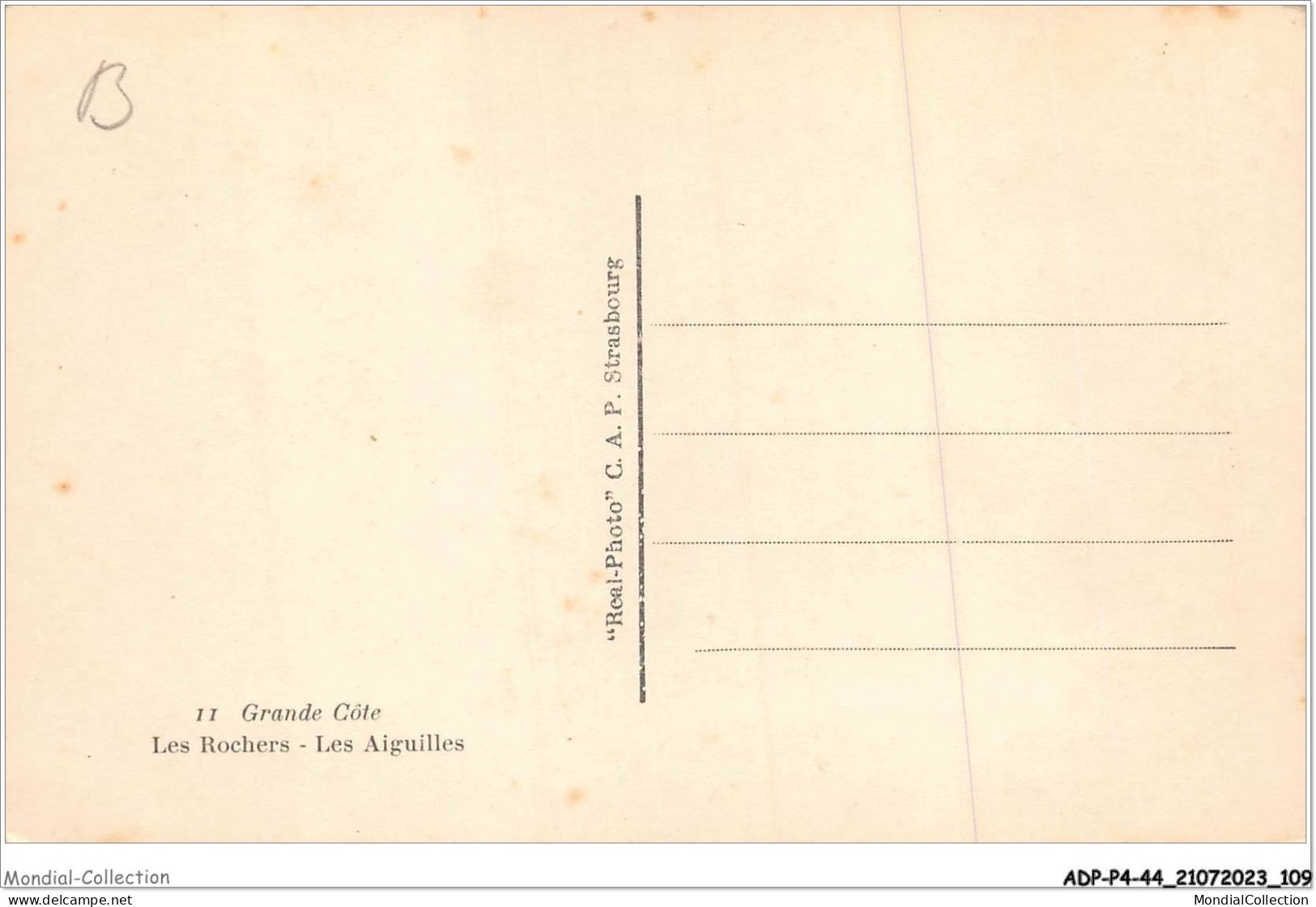 ADPP4-44-0342 - LA GRANDE COTE - Les Rochers - Les Aiguilles - Sonstige & Ohne Zuordnung