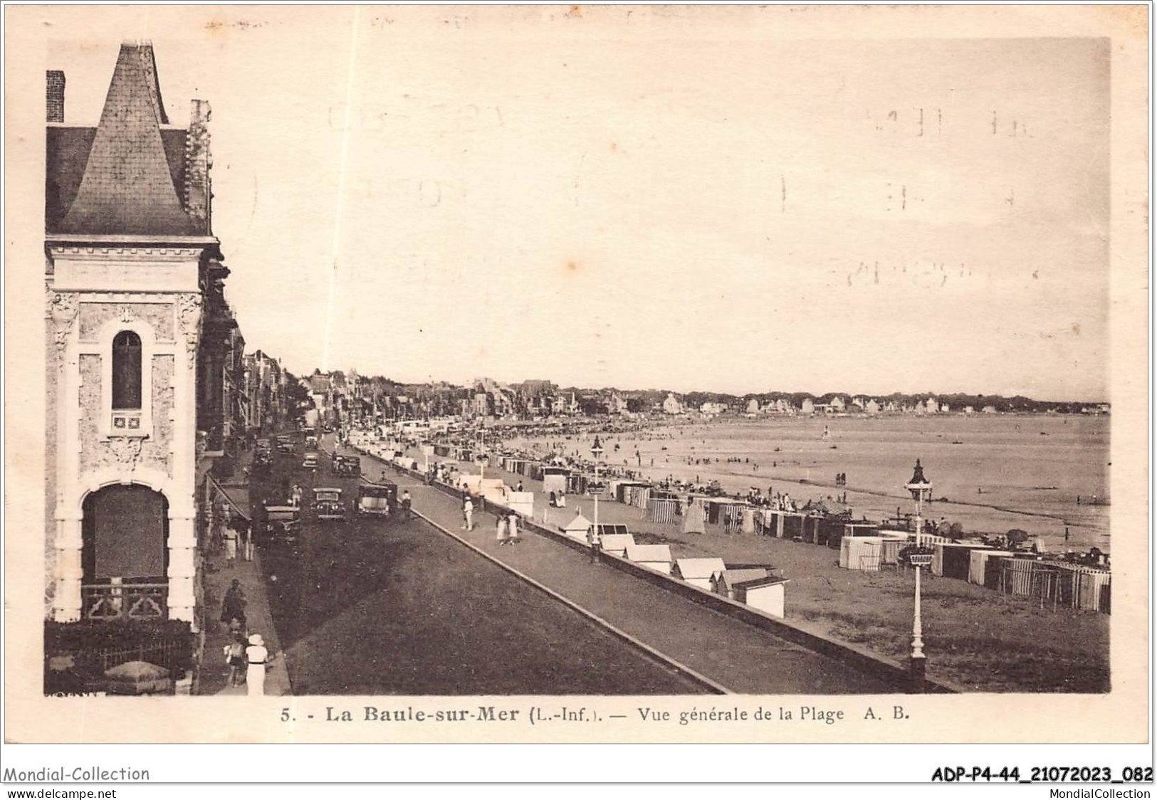 ADPP4-44-0329 - LA BAULE-sur-MER -  Vue Générale De La Plage  - La Baule-Escoublac