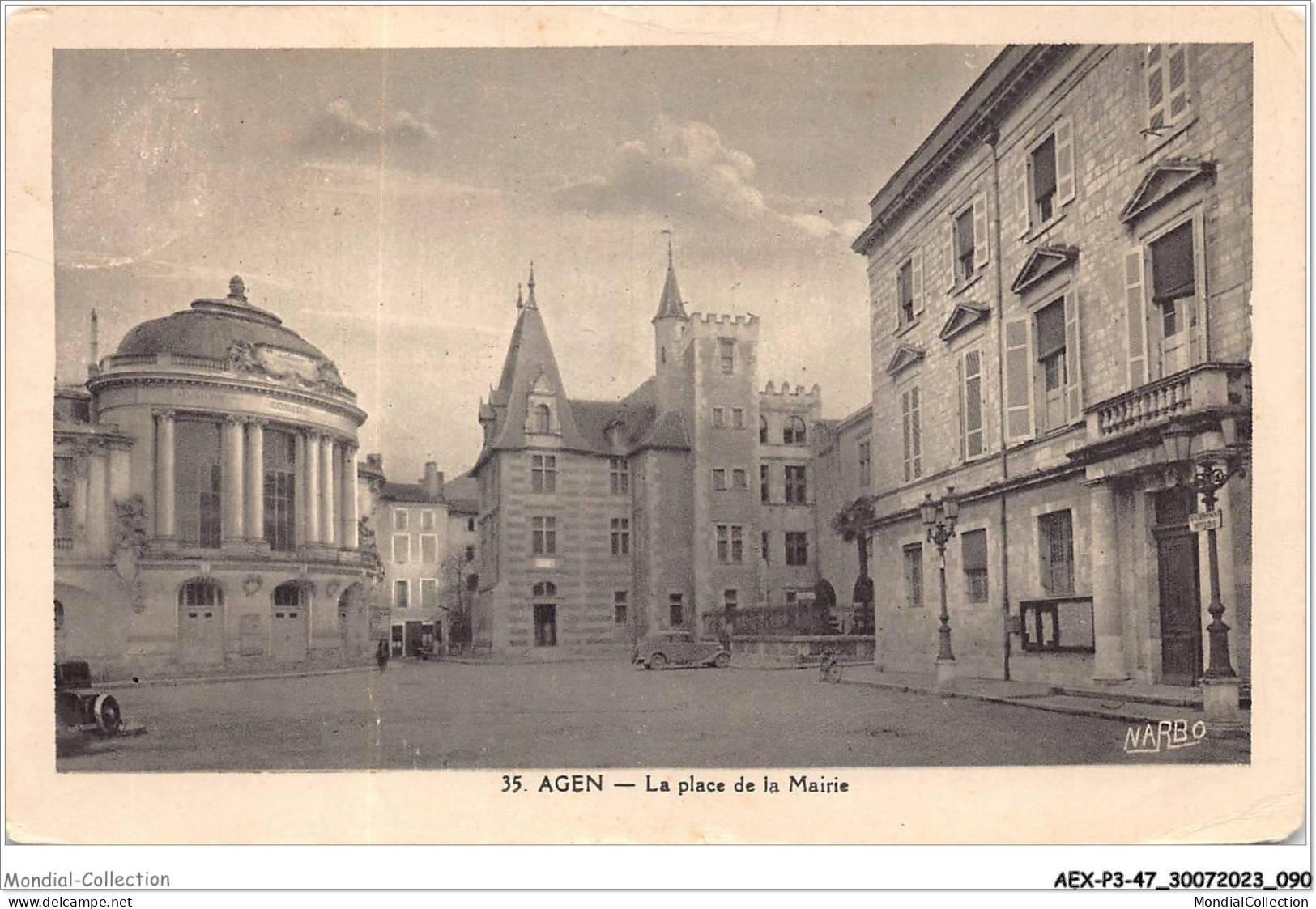 AEXP3-47-0218 - AGEN - La Place De La Mairie  - Agen