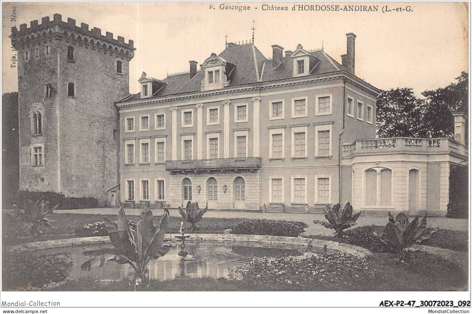 AEXP2-47-0136 - GASCOGNE - Château D'hordosse-andiran  - Sonstige & Ohne Zuordnung