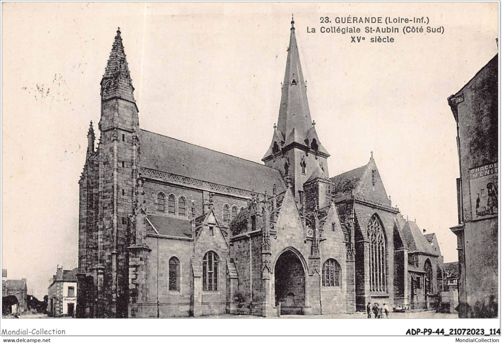 ADPP9-44-0820 - GUERANDE - La Collégiale Saint-aubin - Guérande