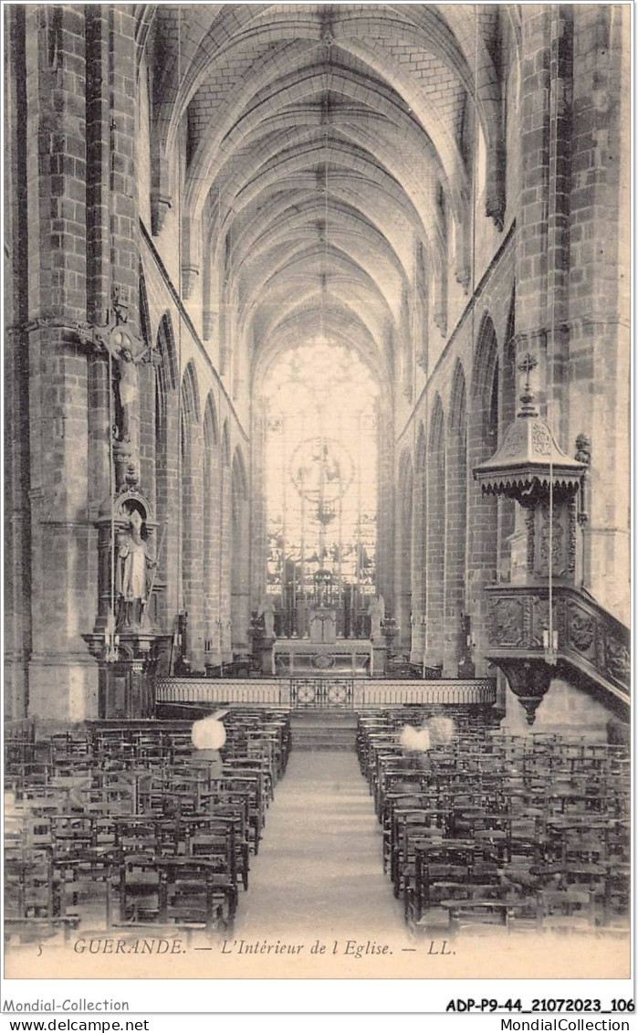 ADPP9-44-0816 - GUERANDE - L'intérieur De L'église - Guérande