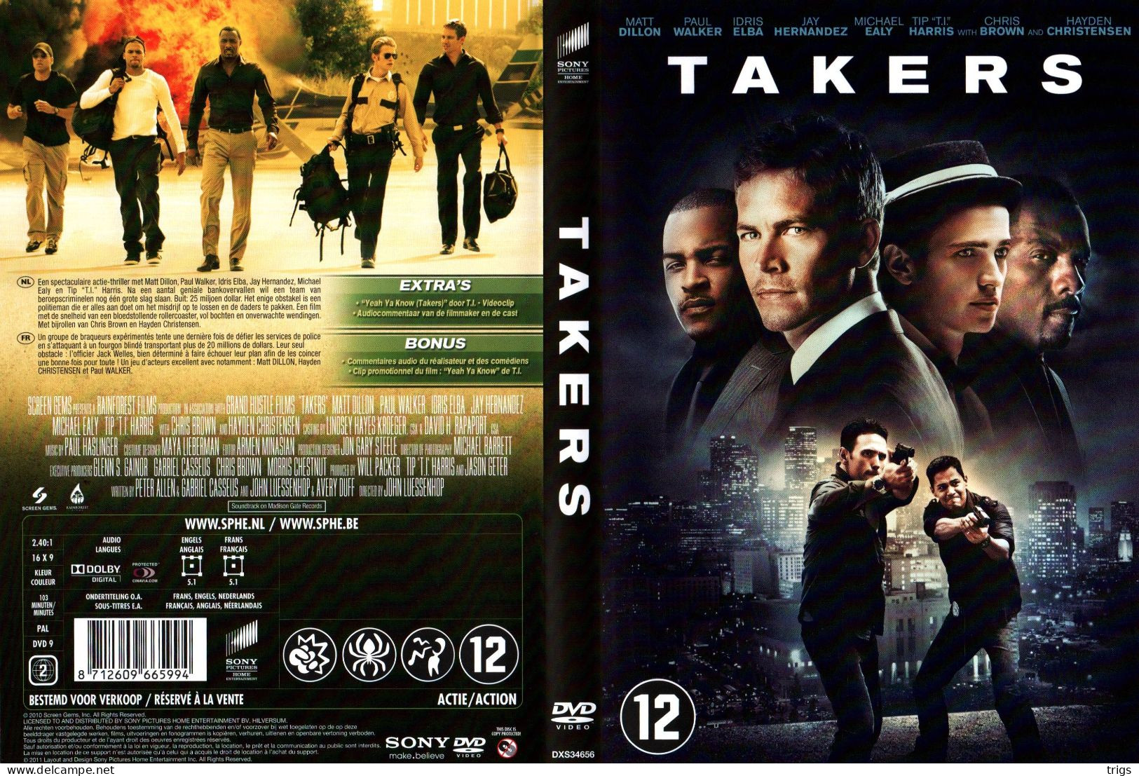 DVD - Takers - Policiers