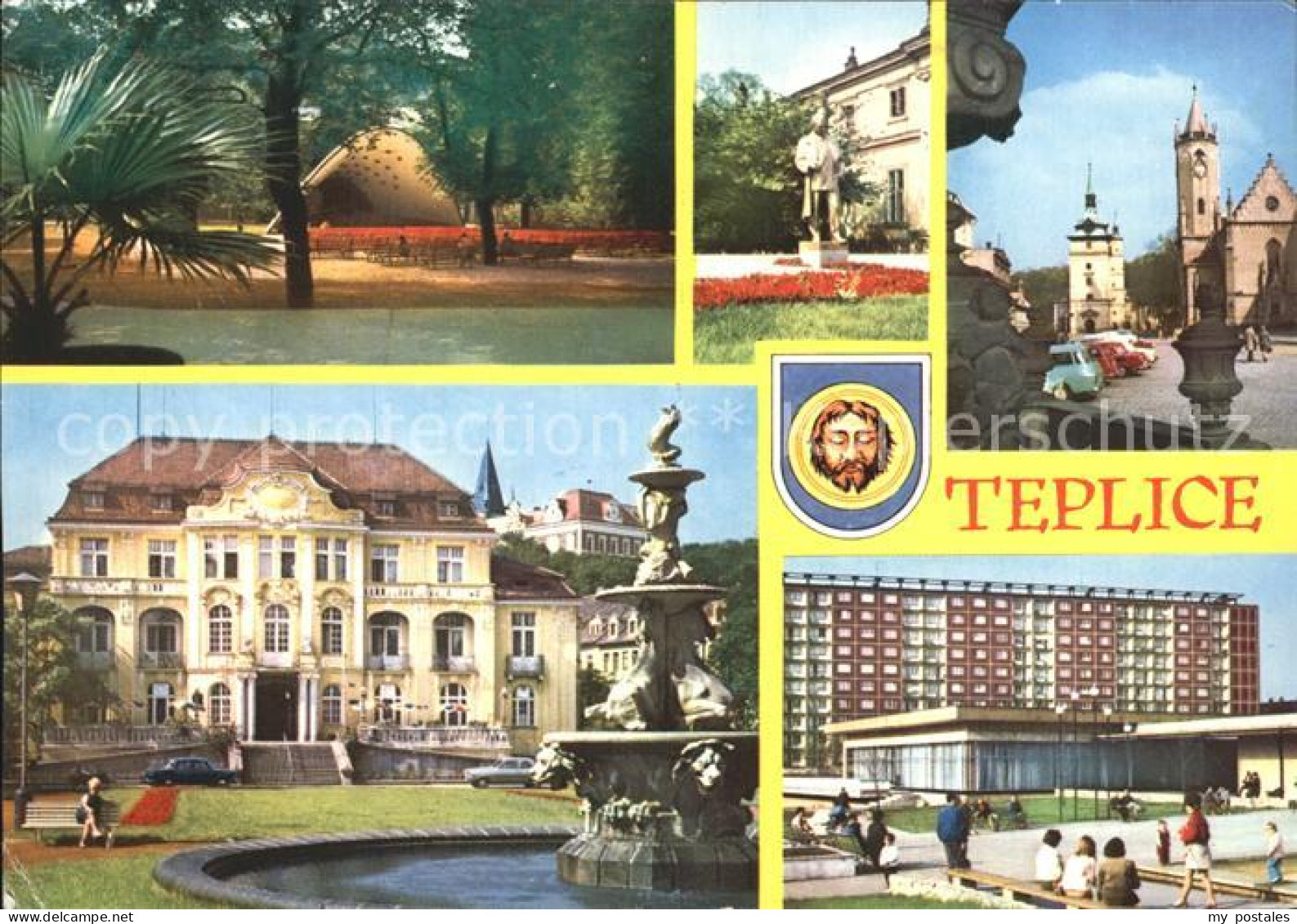 72223184 Teplice Lazenske Park Socha Kl. Gottwalda Zamecke Namesti  Teplice - Tchéquie