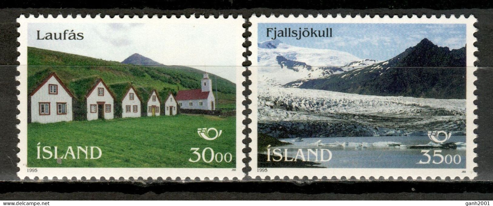 Iceland 1995 Islandia / Norden Landscapes Nature Tourism MNH Paisajes Naturaleza Turismo Natur / La37  27-20 - Emissions Communes