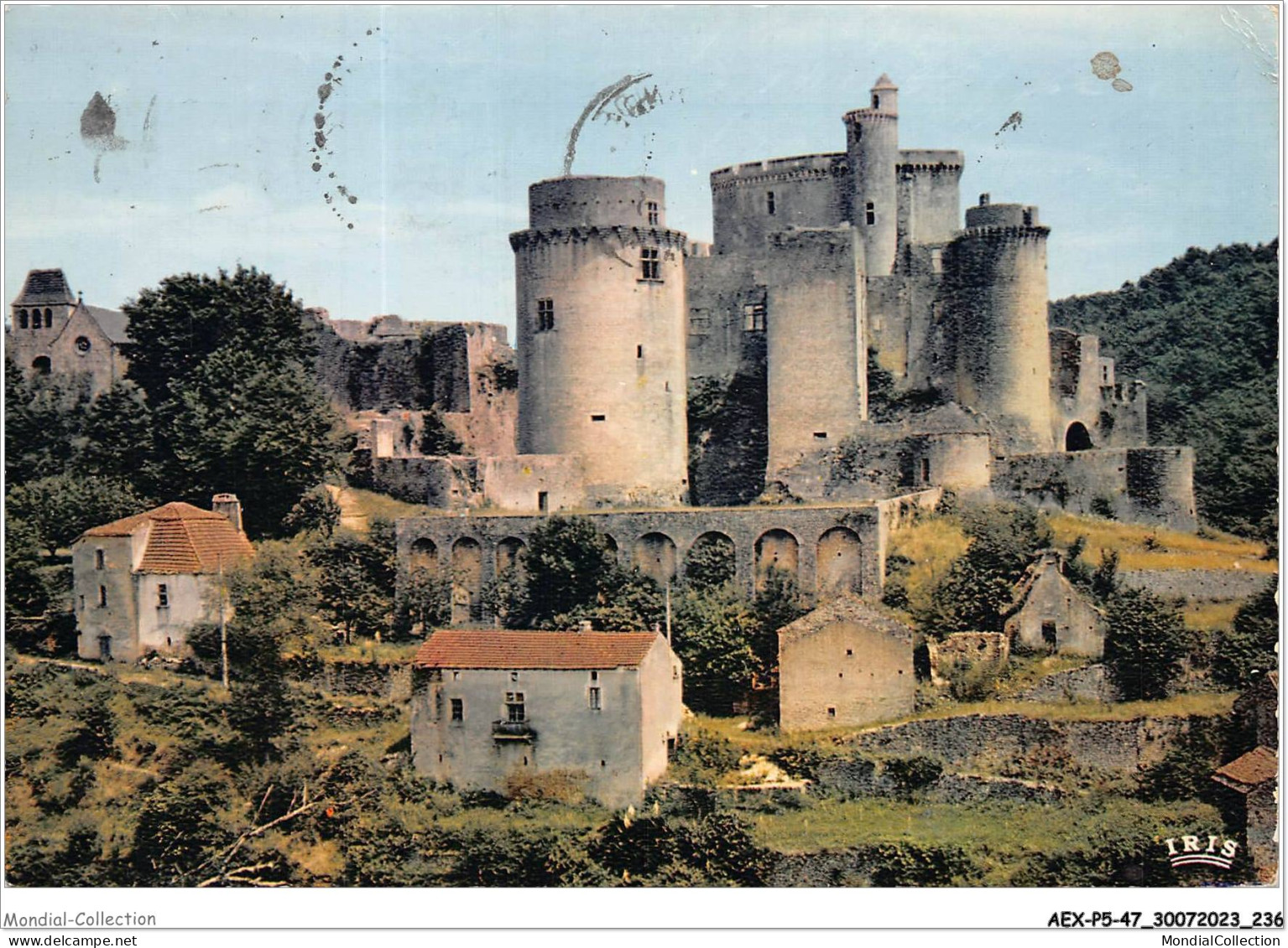 AEXP5-47-0507 - Le Château De BONAGUIL - 15 E Siècle - L'un Des Premiers Châteaux Féodaux Bâtis Pour Résister  - Fumel