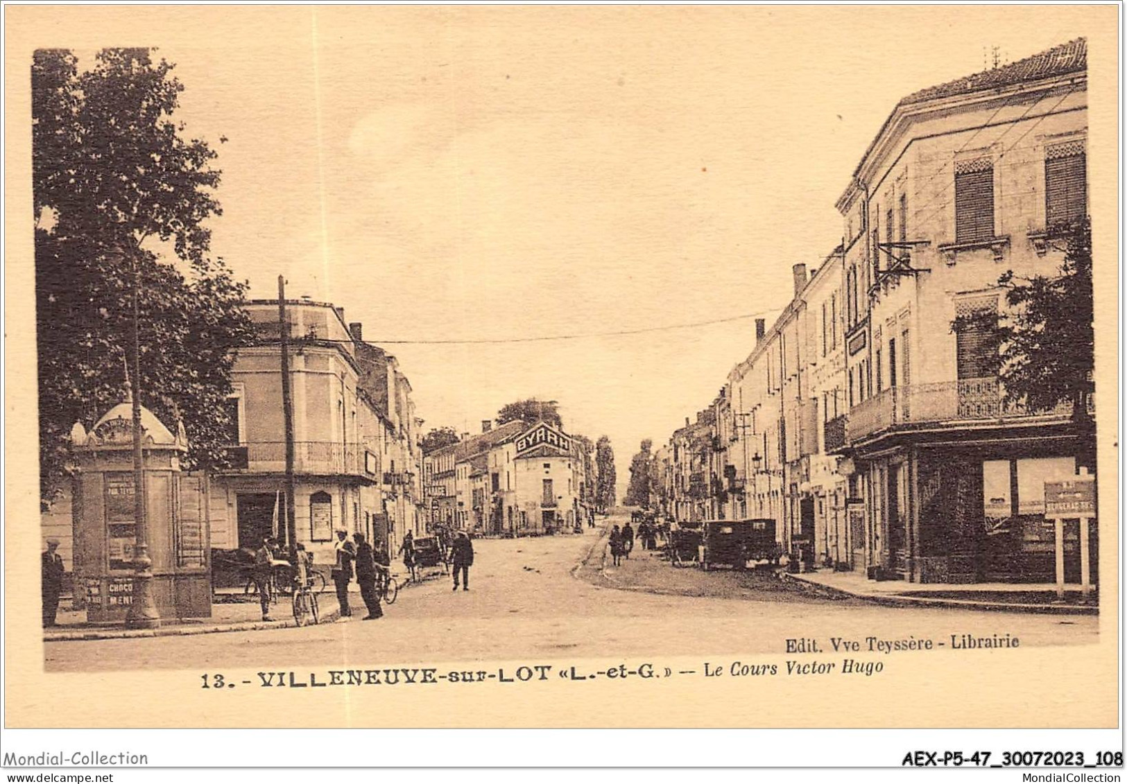 AEXP5-47-0443 - VILLENEUVE-SUR-LOT - Le Cours Victor Hugo  - Villeneuve Sur Lot