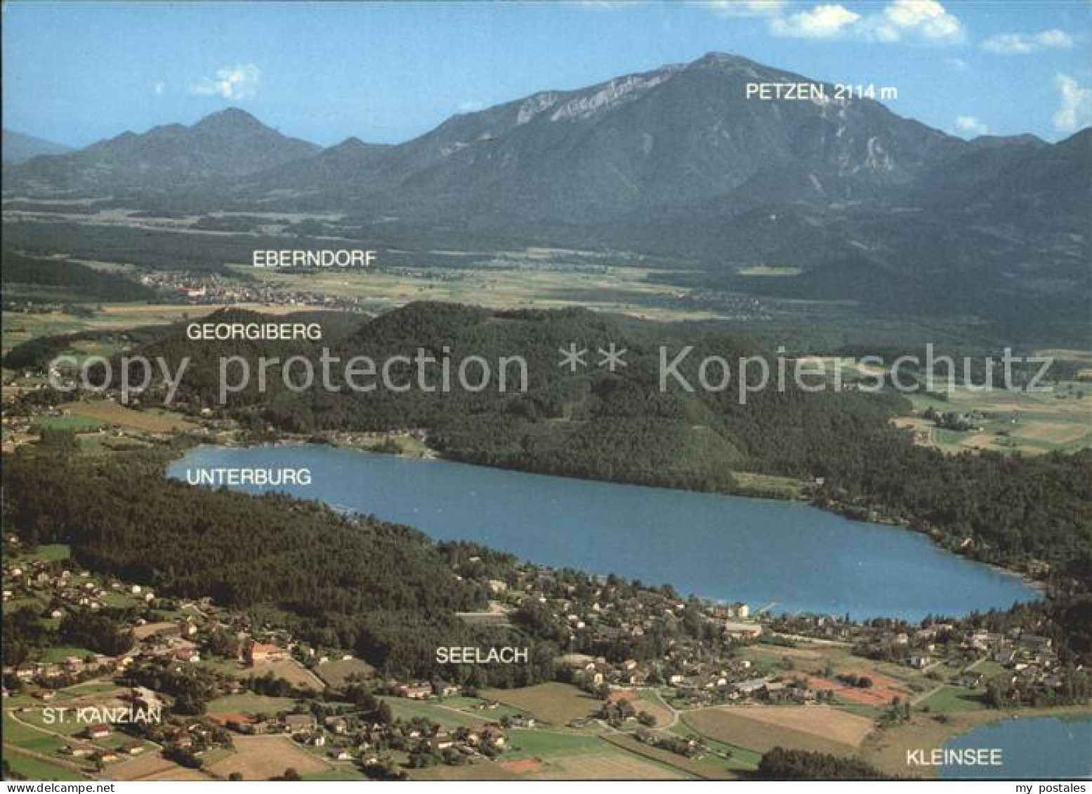 72222684 Klopeinersee Ferien Und Erholungsgebiet Jauntal Fliegeraufnahme Lansers - Other & Unclassified