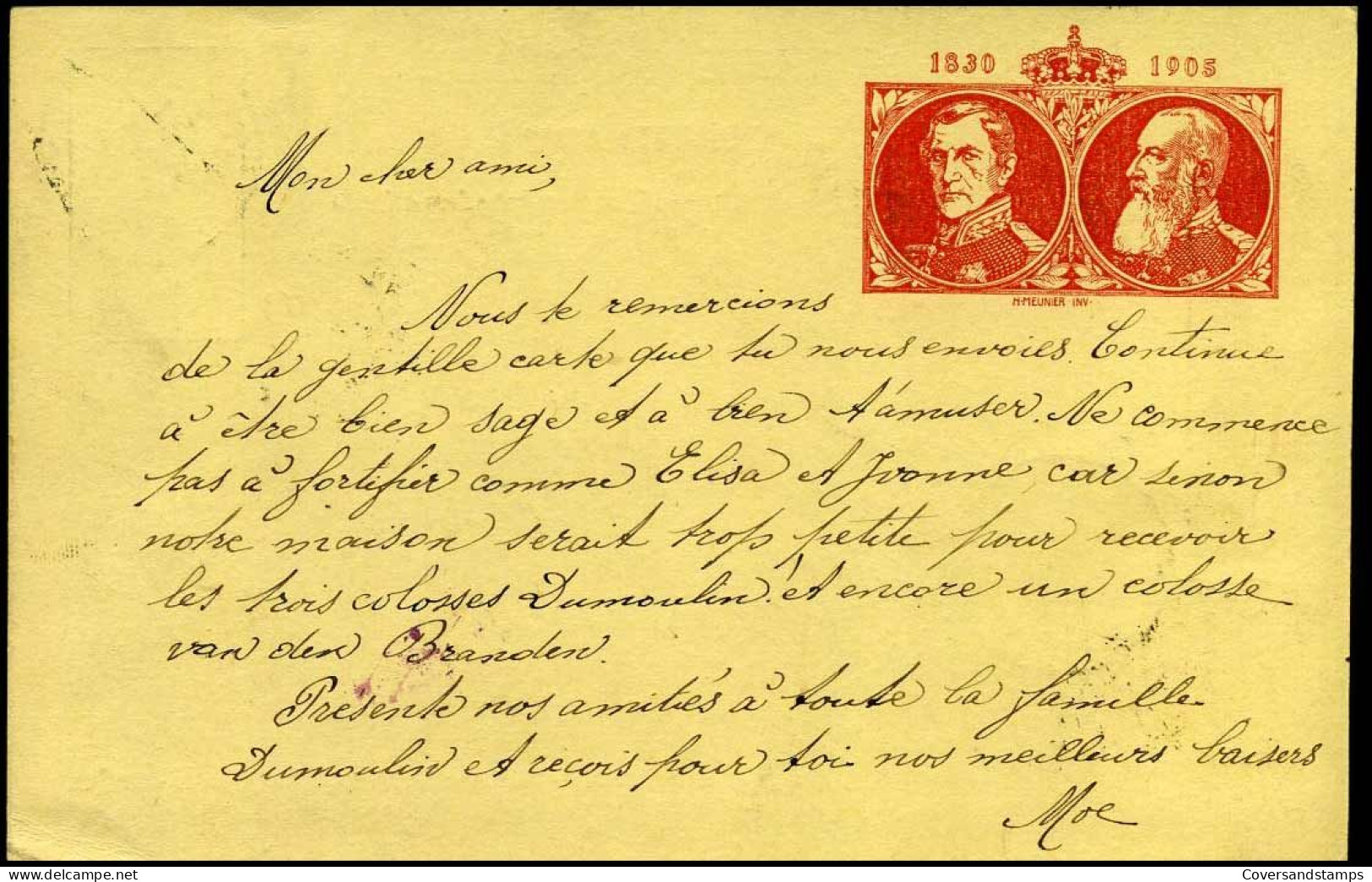 Postkaart  / Carte Postale - Naar Neufchateau - 1893-1907 Armarios