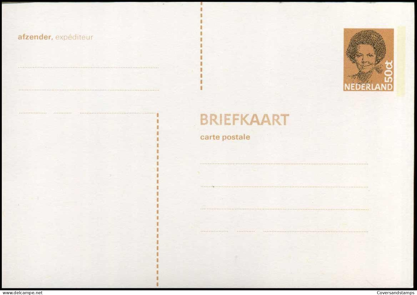 Briefkaart - 50ct - Ganzsachen