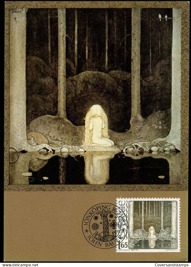 "Marsh Princess", John Bauer - Cartes-maximum (CM)