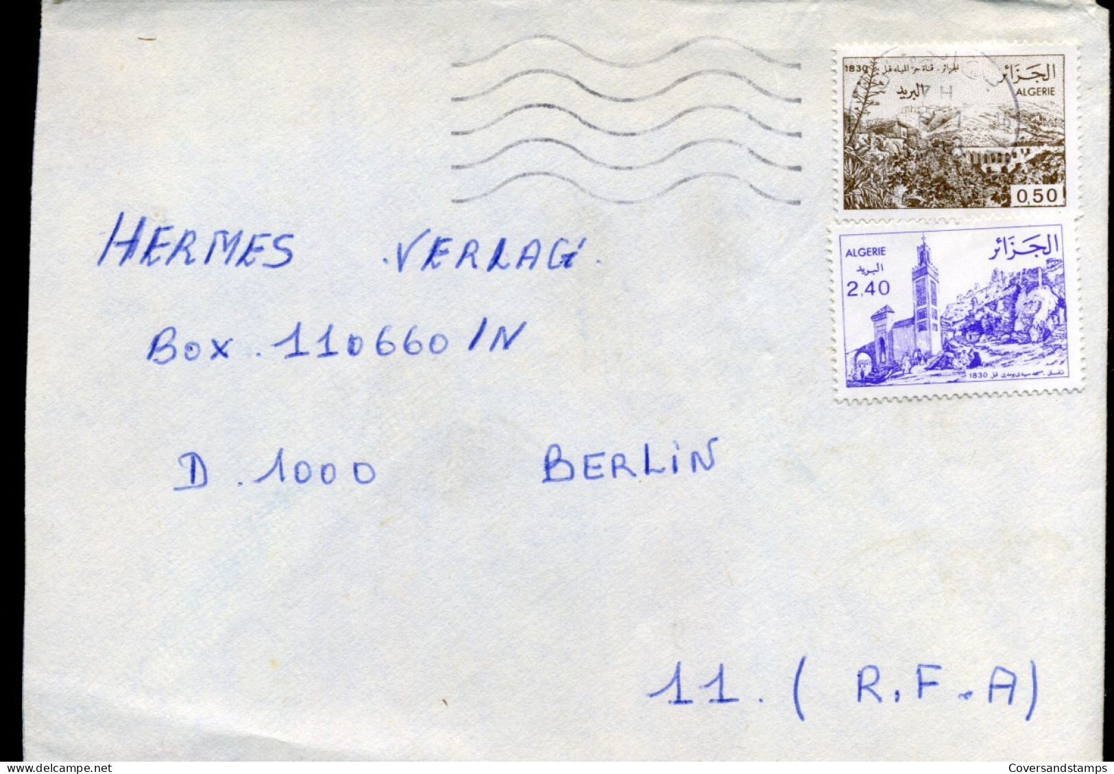 Cover To Berlin, Germany - Algérie (1962-...)