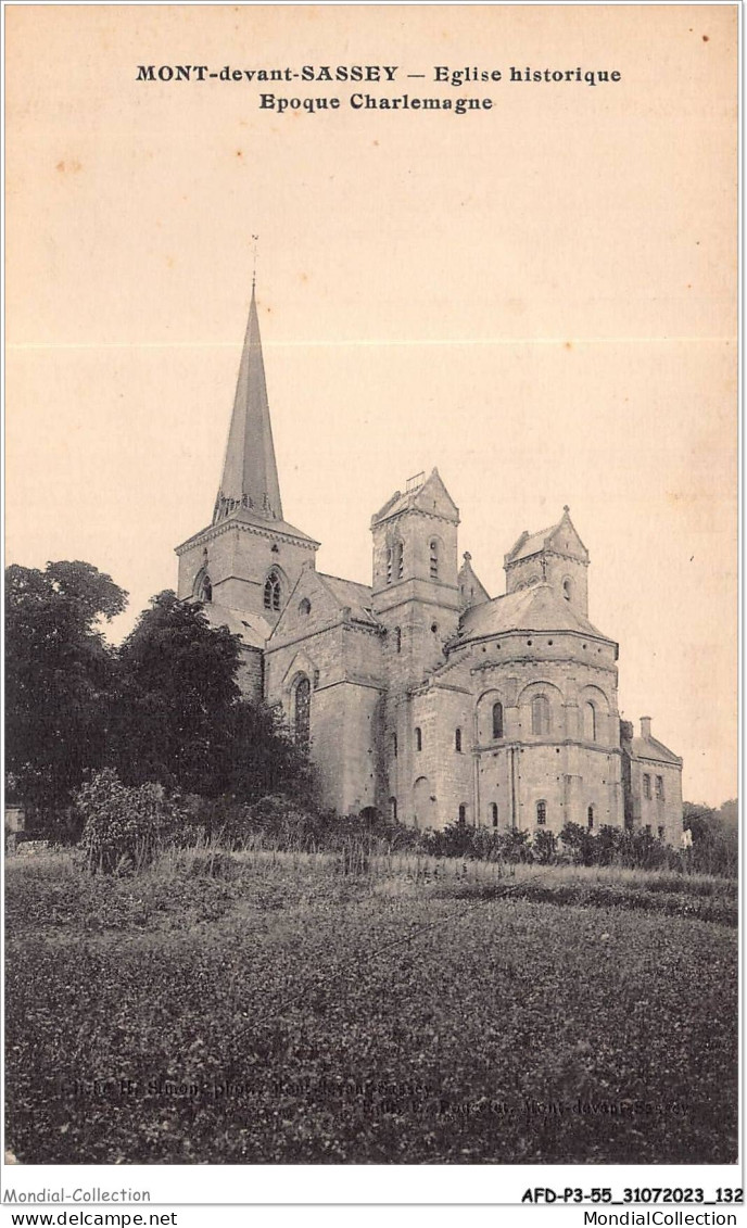 AFDP3-55-0331 - MONT-DEVANT-SASSEY - église Historique - époque Charlemagne - Verdun