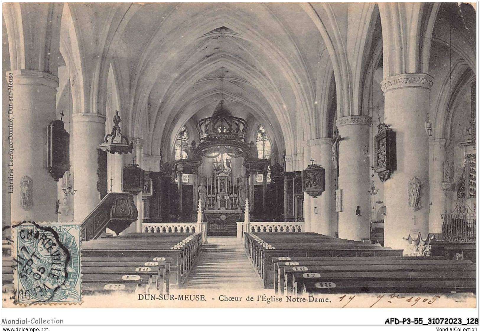 AFDP3-55-0329 - DUN-SUR-MEUSE - Choeur De L'église Notre-dame - Dun Sur Meuse