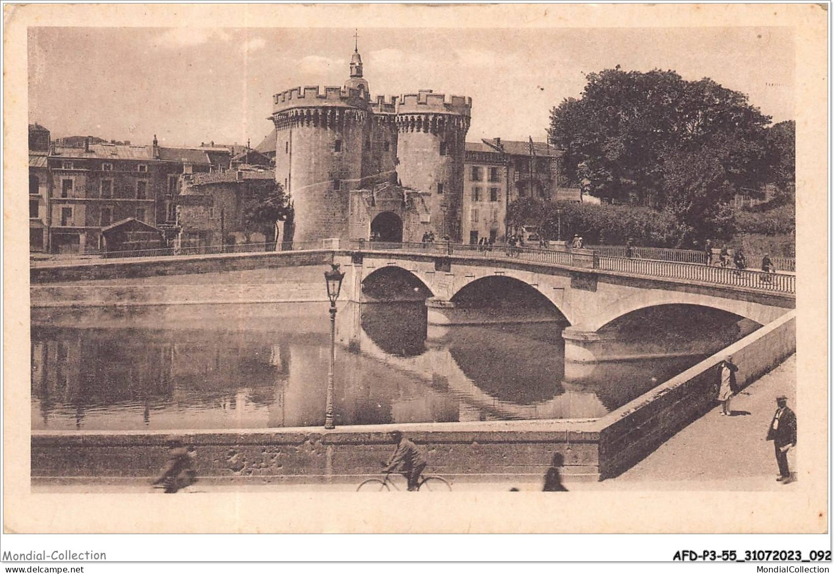 AFDP3-55-0311 - VERDUN - La Porte Et Le Pont Chaussée - Verdun