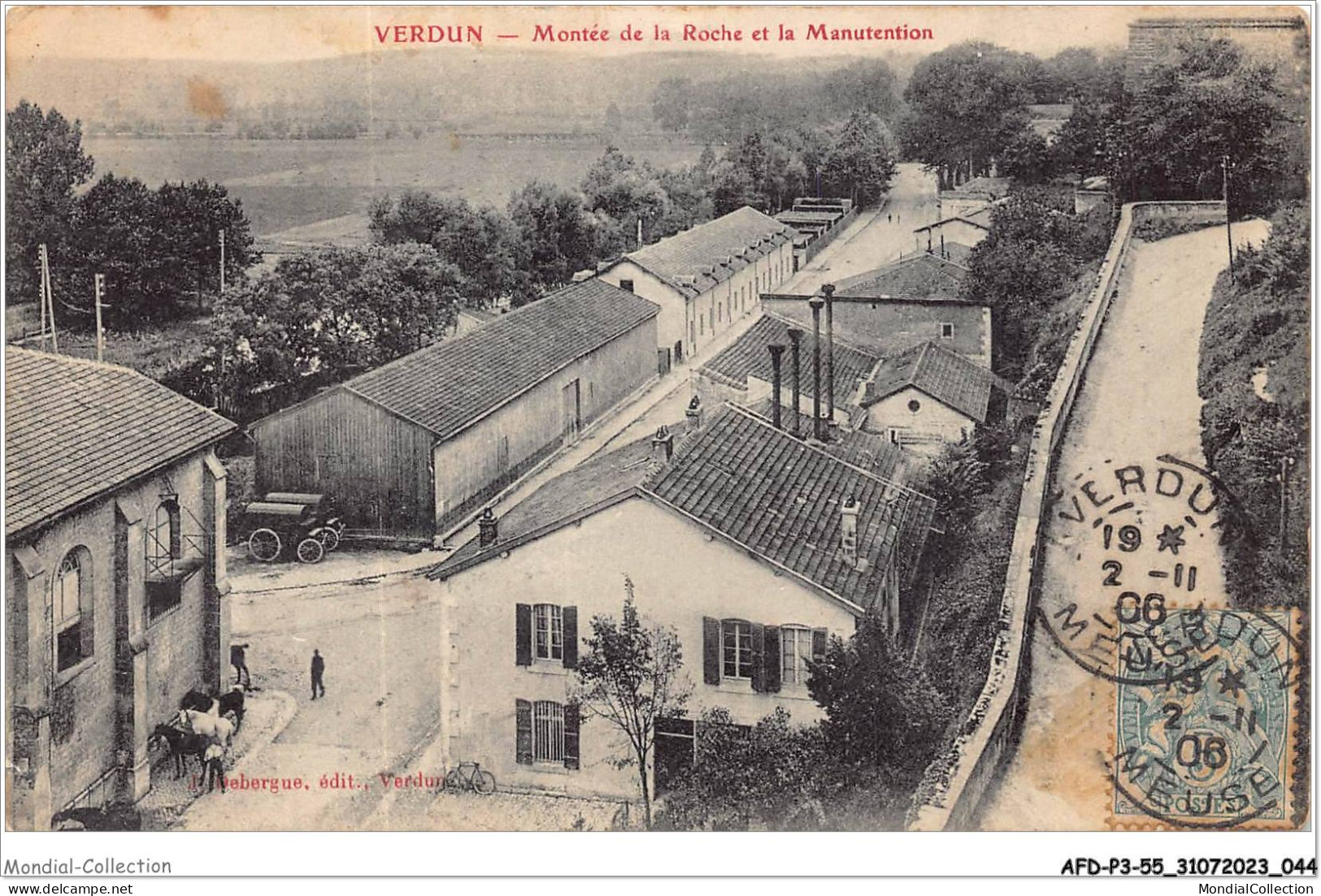 AFDP3-55-0287 - VERDUN - Montée De La Roche Et La Manutention - Verdun