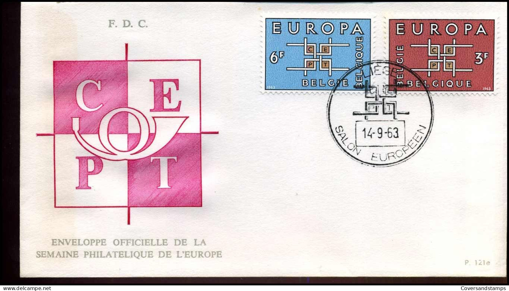 FDC - Belgium - 1963