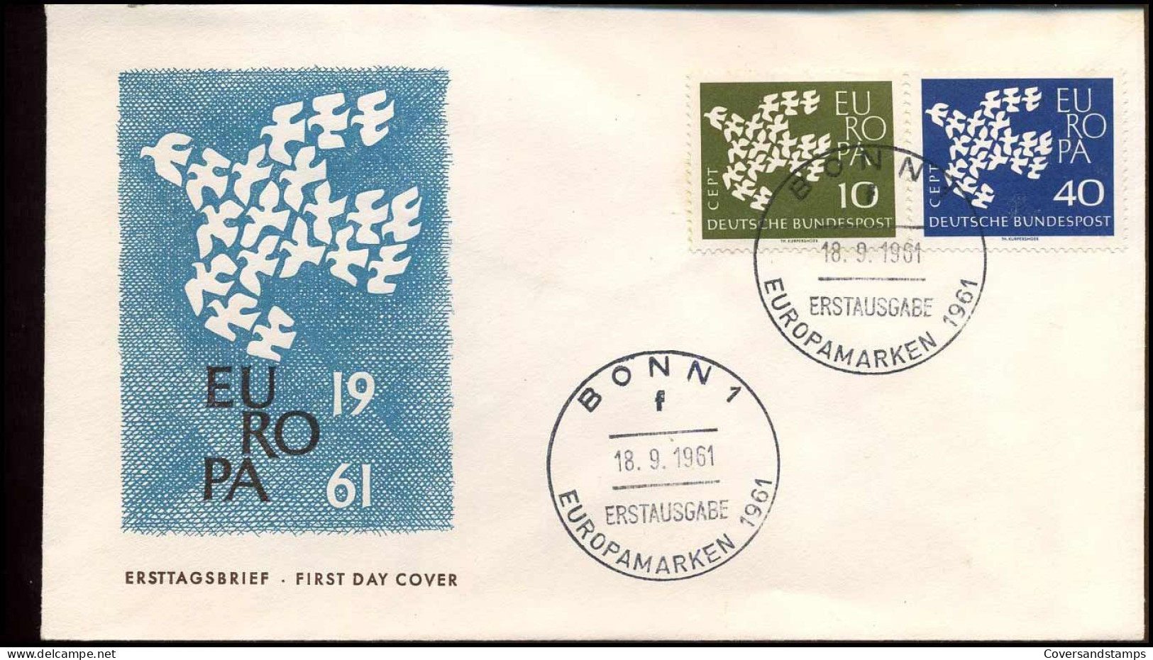 FDC - Bundespost - 1961