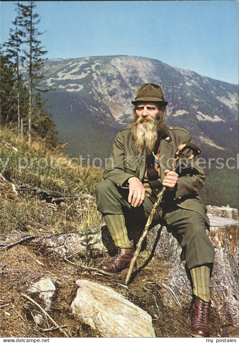 72222538 Krkonose Ruebezahl Berggeister Im Riesengebirge Wandersmann  - Pologne