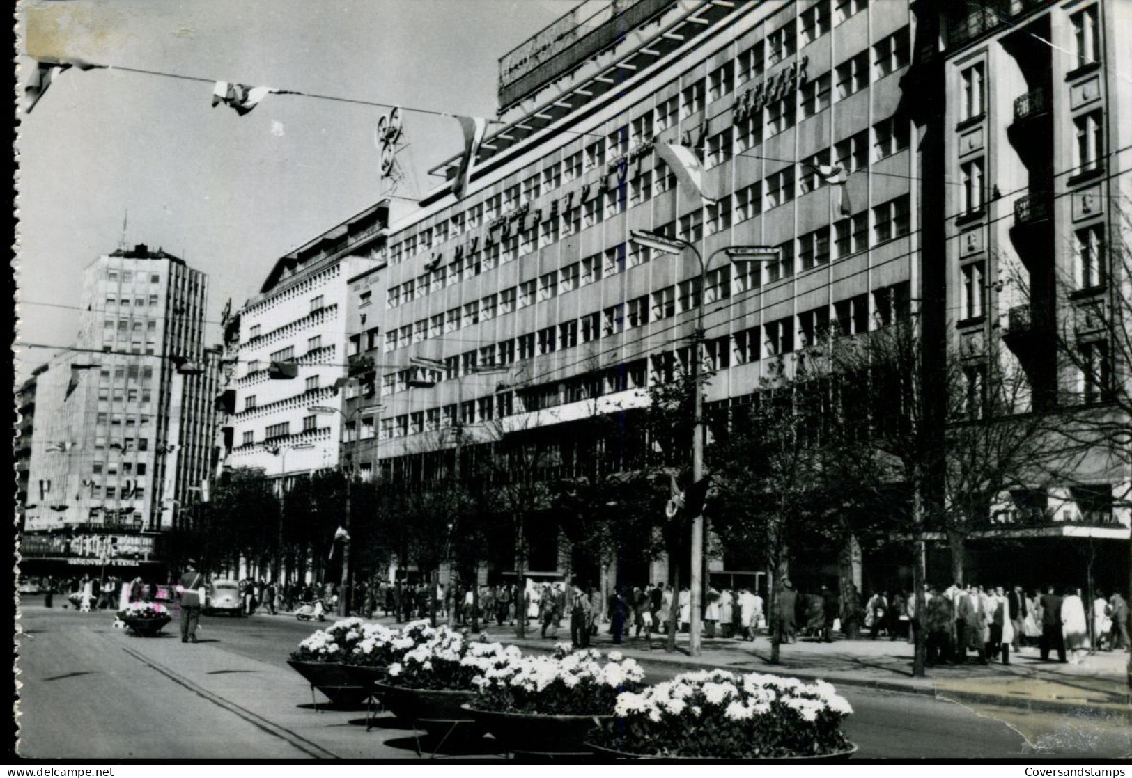 Post Card To Ronse, Belgium - Beograd - The Terazije Square - Serbie