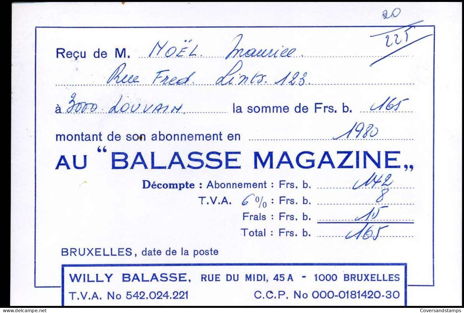 Postkaart / Carte Postale - 'Balasse Magazine' - 1970-1980 Elström