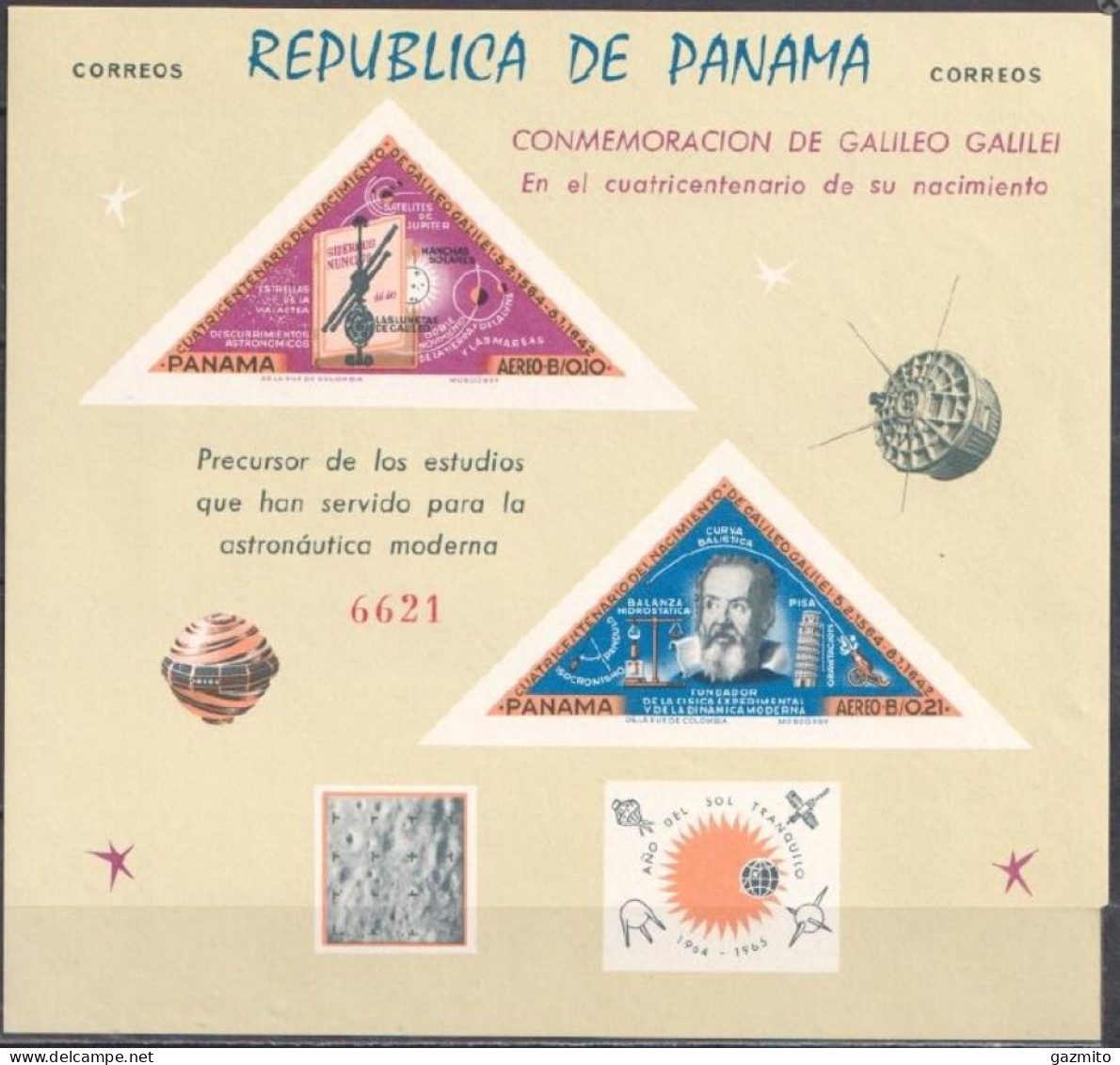 Panama 1966, Galileo, Space, BF - Panama