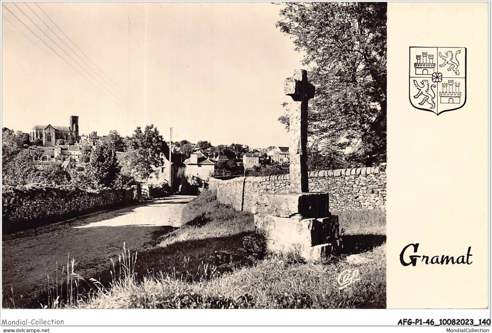 AFGP1-46-0071 - GRAMAT - Vue Vers Le Centre Du Bourg  - Gramat