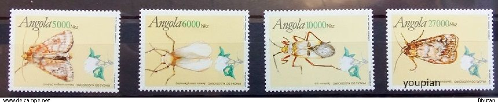 Angola 1994, Pests Of The Cotton Plant, MNH Stamps Set - Angola