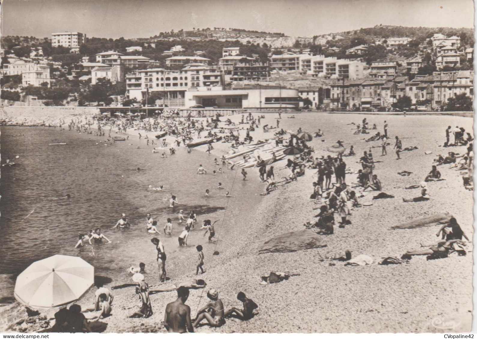 CASSIS (13) La Plage En 1958  CPSM GF - Cassis