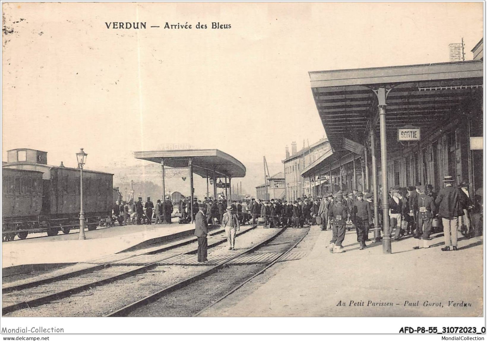 AFDP8-55-0831 - VERDUN - Arrivée Des Bleus  - Verdun