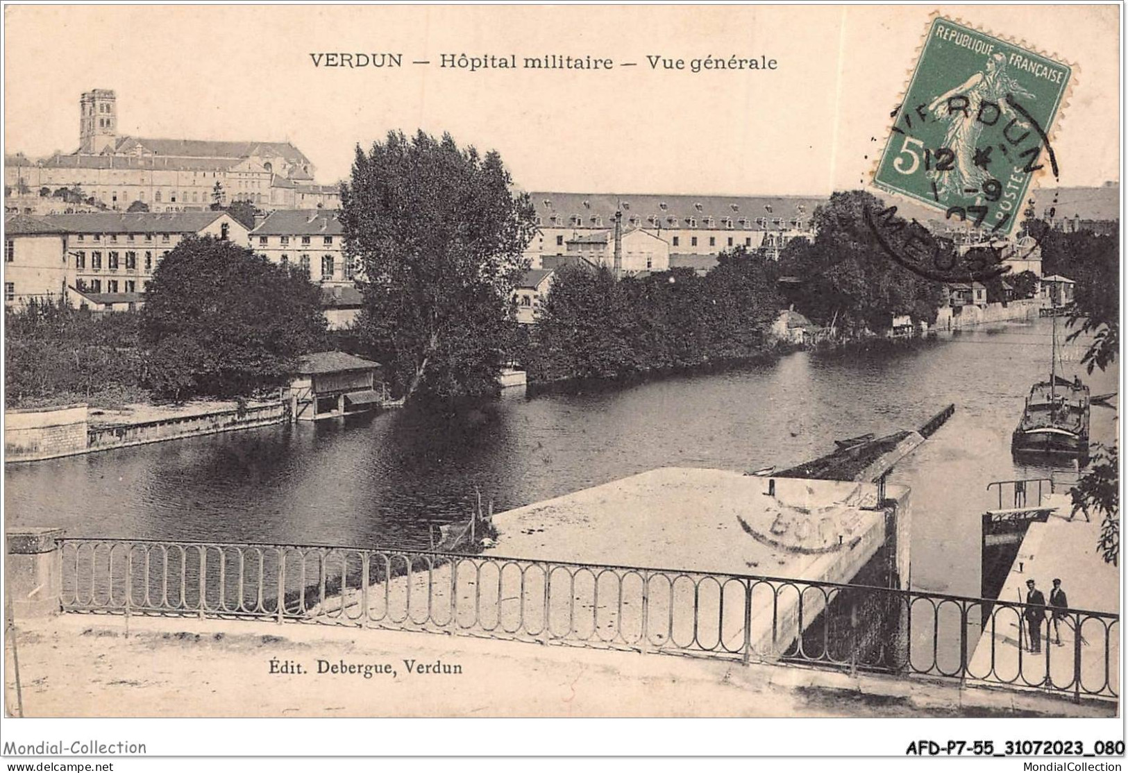 AFDP7-55-0766 - VERDUN - Hôpital Militaire - Vue Générale  - Verdun