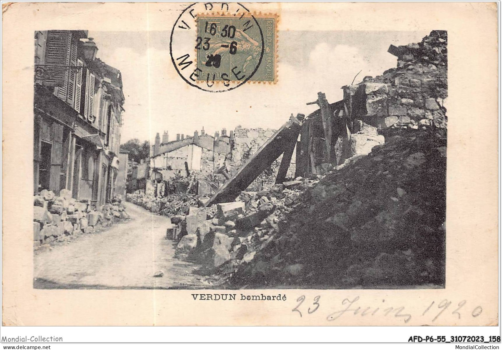 AFDP6-55-0689 - VERDUN - Bombardé  - Verdun