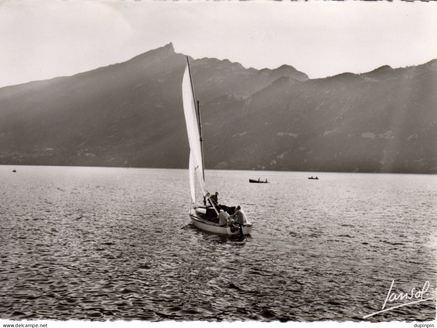 73-LE LAC DU BOURGET - Voilier Sur Le Lac Et La Dent Du Chat - Andere & Zonder Classificatie