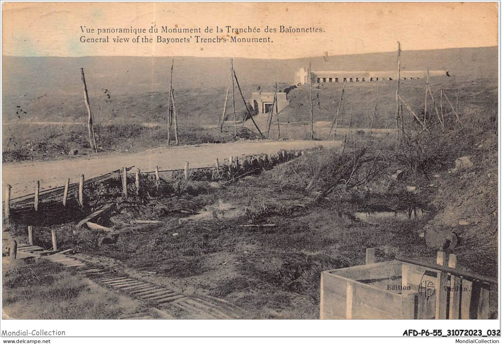 AFDP6-55-0626 - Vue Paroramique Du Monument De La Tranchée Des Baïonnettes  - Altri & Non Classificati