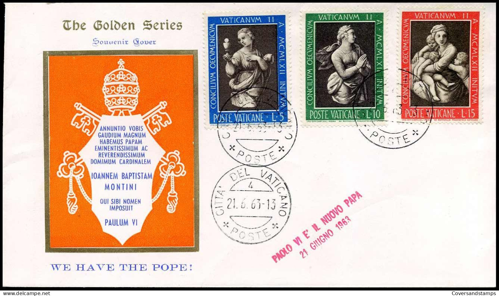 FDC - The Golden Series - We Have The Pope - FDC