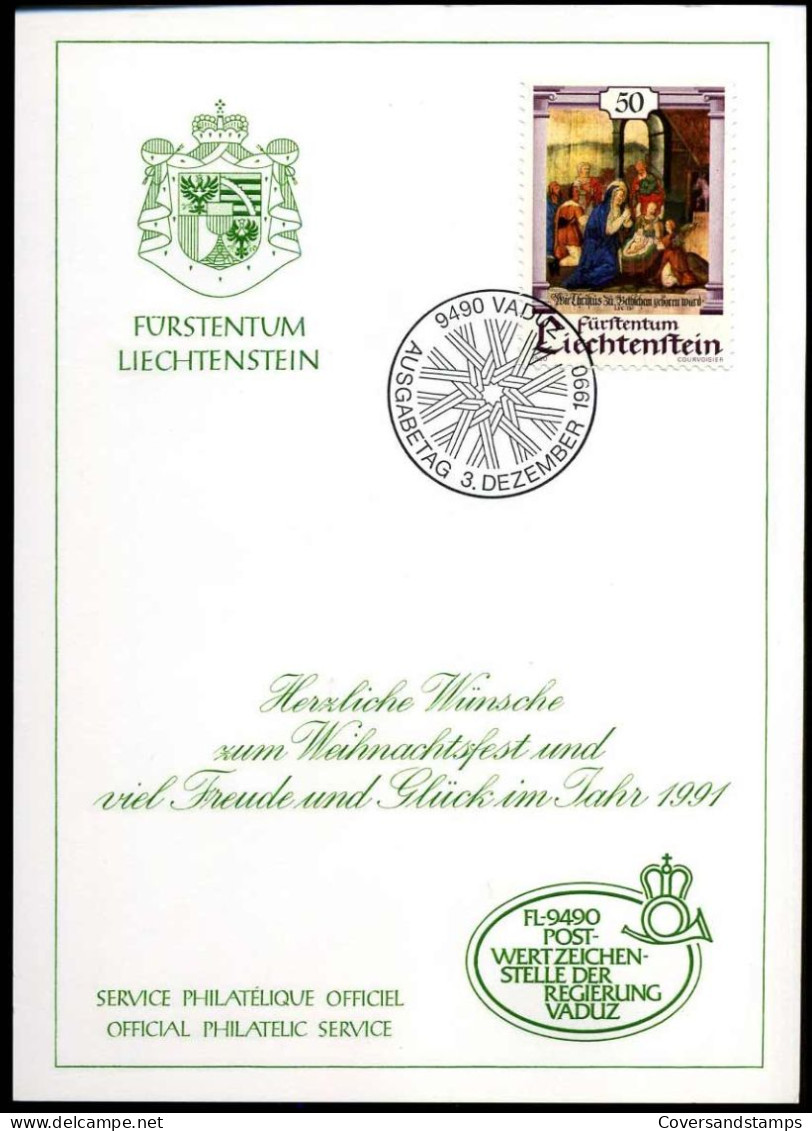 Christmas Wishes 1991 - Lettres & Documents