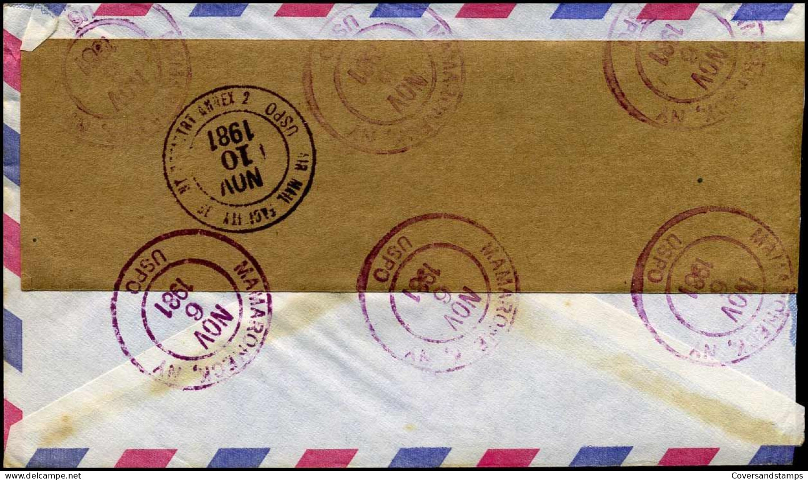 Registered Cover To Petit Enghien, Belgium - Lettres & Documents