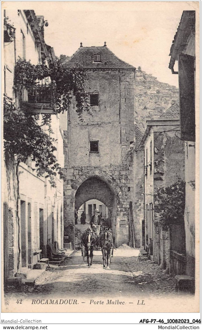 AFGP7-46-0577 - ROCAMADOUR - Porte Malbec  - Rocamadour