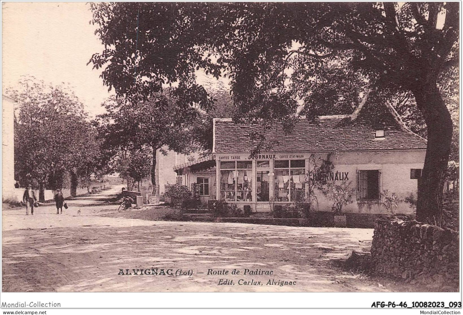 AFGP6-46-0508 - ALVIGNAC - Route De Padirac  - Gourdon