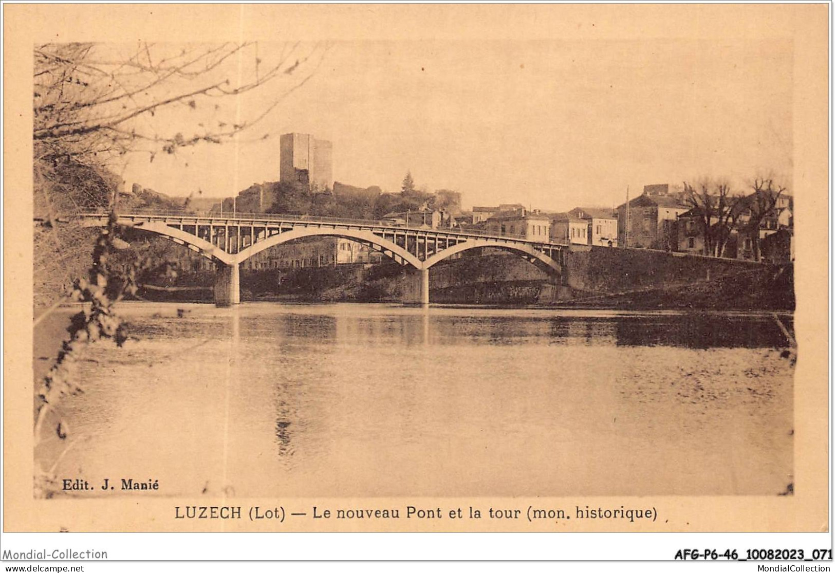 AFGP6-46-0497 - LUZECH - Le Nouveau Pont Et La Tour  - Luzech