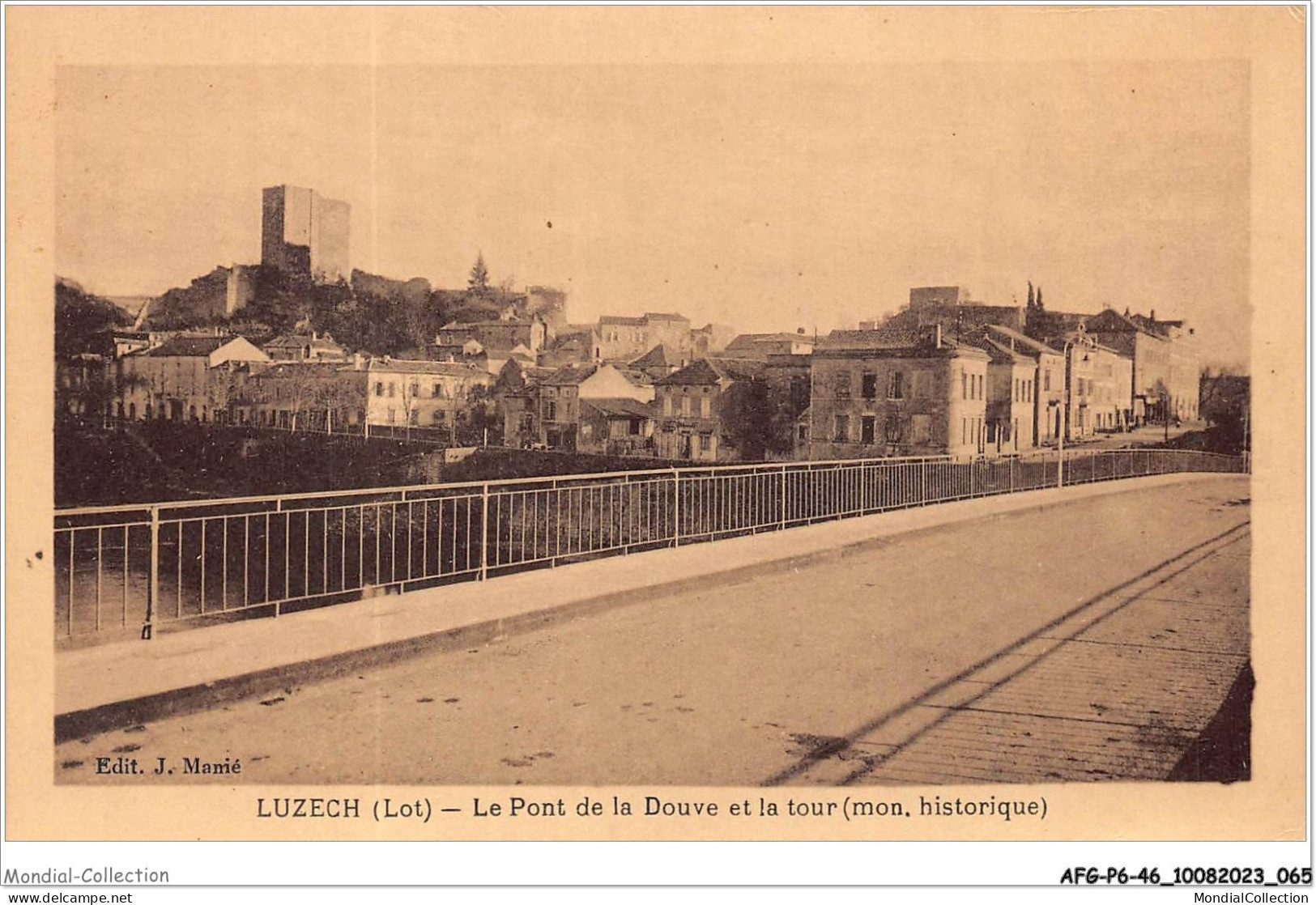 AFGP6-46-0494 - LUZECH - Le Pont De La Douve Et La Tour  - Luzech