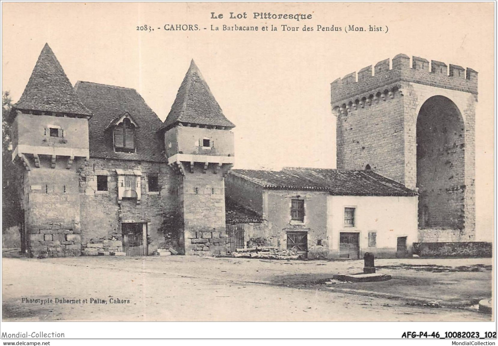 AFGP4-46-0337 - CAHORS - La Barbacane Et La Tour Des Pendus  - Cahors