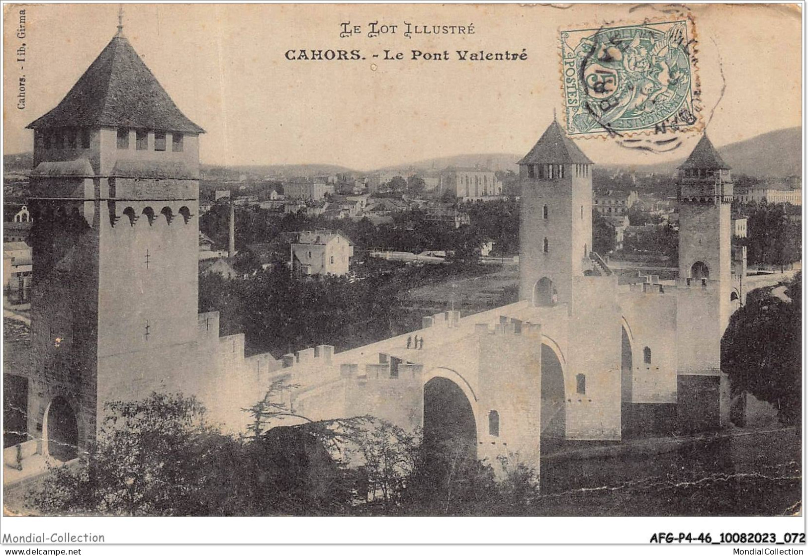 AFGP4-46-0322 - CAHORS - Le Pont Valentré  - Cahors