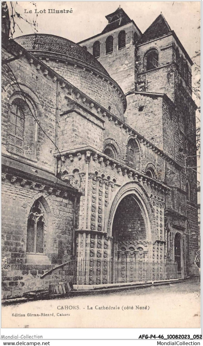 AFGP4-46-0312 - CAHORS - La Cathèdrale - Côté Nord  - Cahors