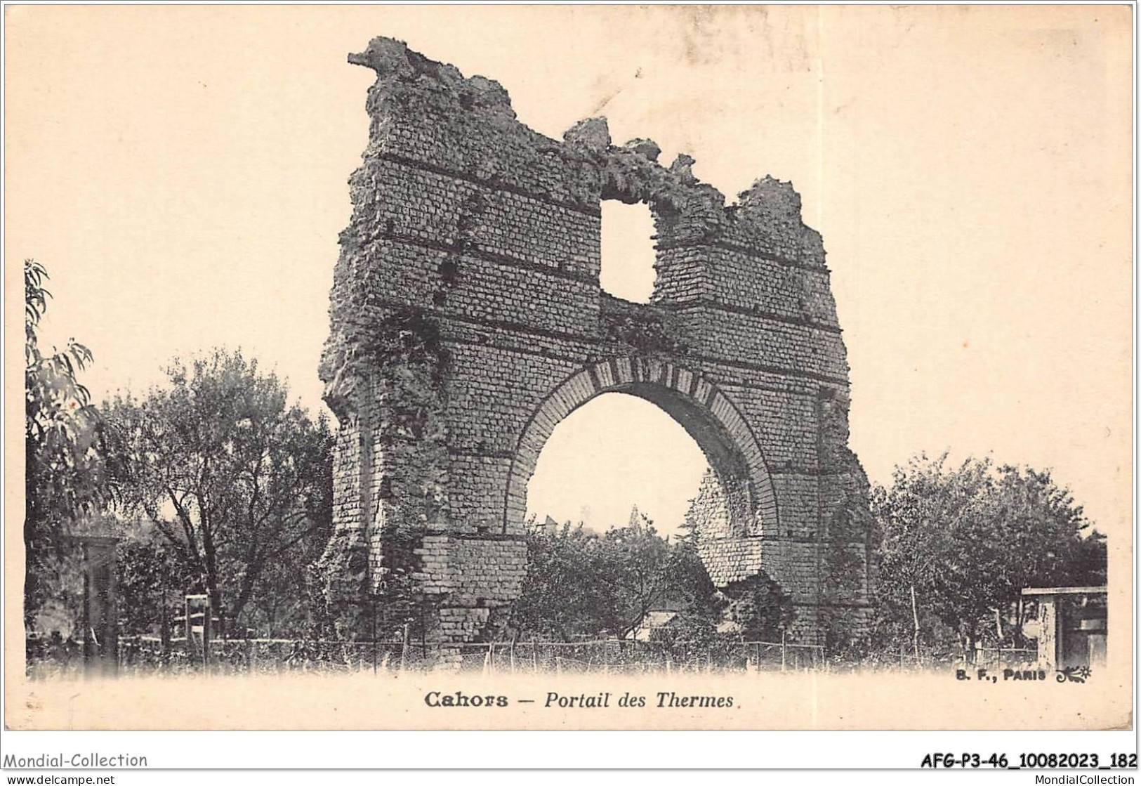 AFGP3-46-0273 - CAHORS - Portail Des Thermes  - Cahors